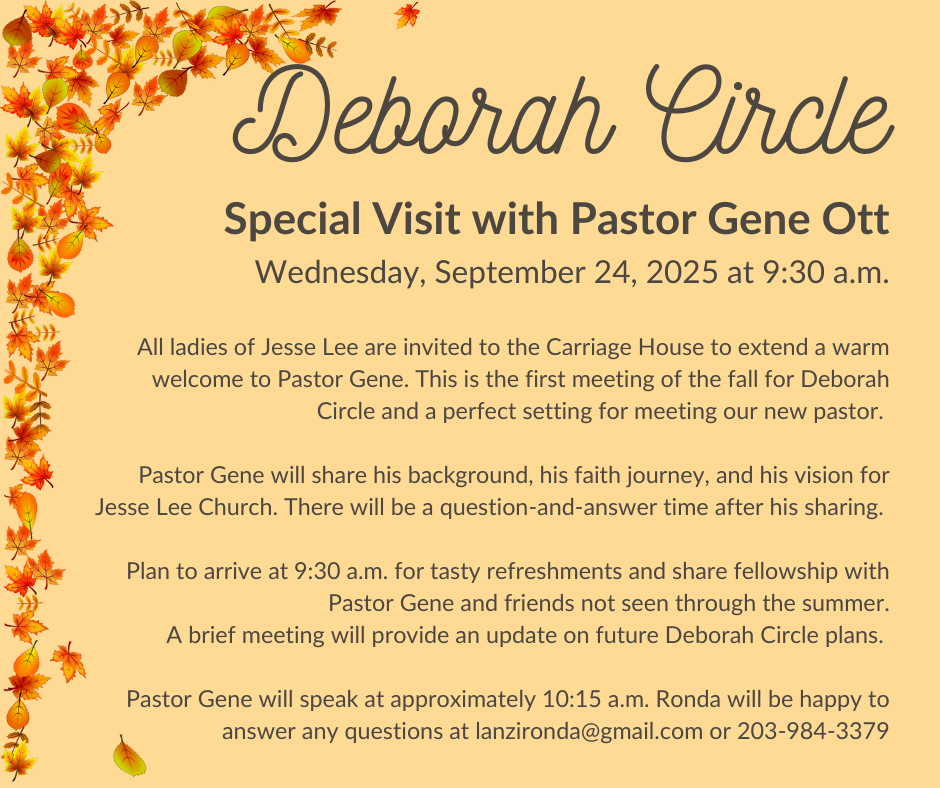 Deborah Circle - Sept